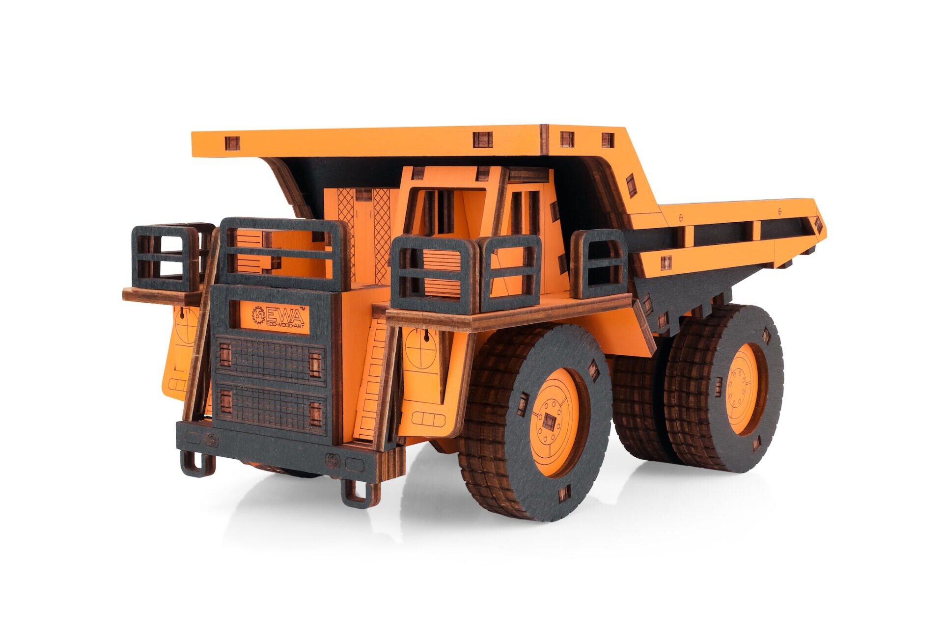 Drevené mechanické 3D puzzle - Sklápač Eco Wood Art