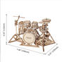 Drevené 3D puzzle - Bicie Rolife TG409