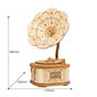 Drevené 3D puzzle - Gramofon Rolife TG408