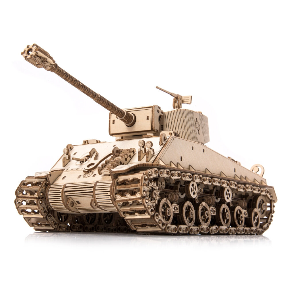 Drevené 3D puzzle - M4A38 Sherman Little Story WOT01