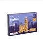 Drevené 3D puzzle - Model Big Ben s LED osvetlením Rolife TG507