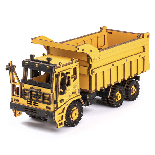 Drevené 3D puzzle -  Model sklápača ROKR TG603K