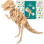 Drevené 3D puzzle - T-Rex Little Story D006