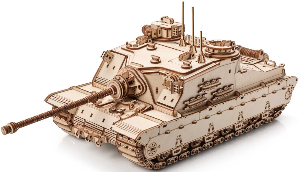 Drevené 3D puzzle - Tank Tortoise Little Story WOT08