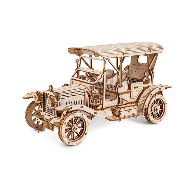 Drevené 3D puzzle - Vintage auto ROKR MC801