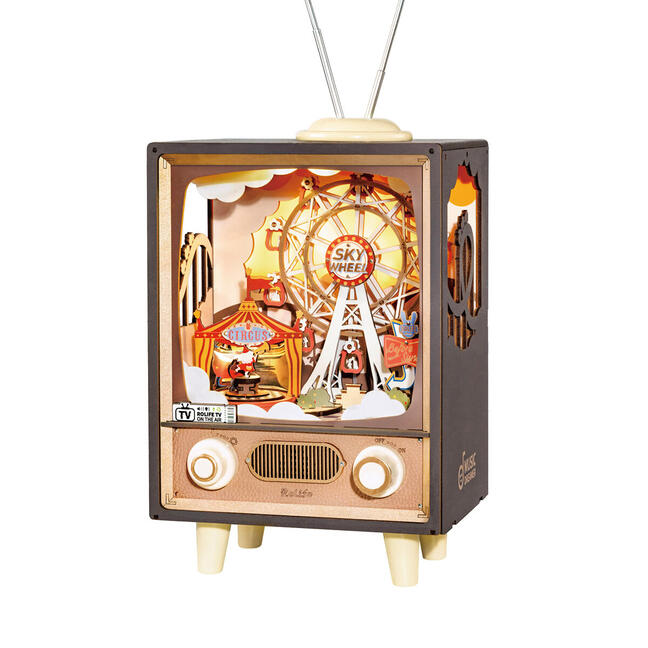 Drevené mechanické 3D puzzle - Karneval pri západe slnka Rolife AMT01
