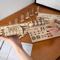 Drevené mechanické 3D puzzle - Terminator M870 ROKR LQ501