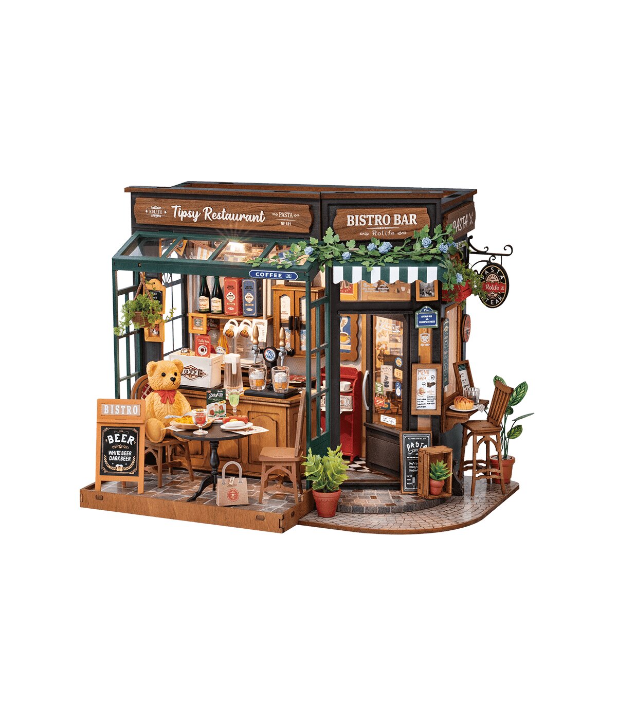 Miniatúrny domček - Reštaurácia Tipsy Rolife DG167