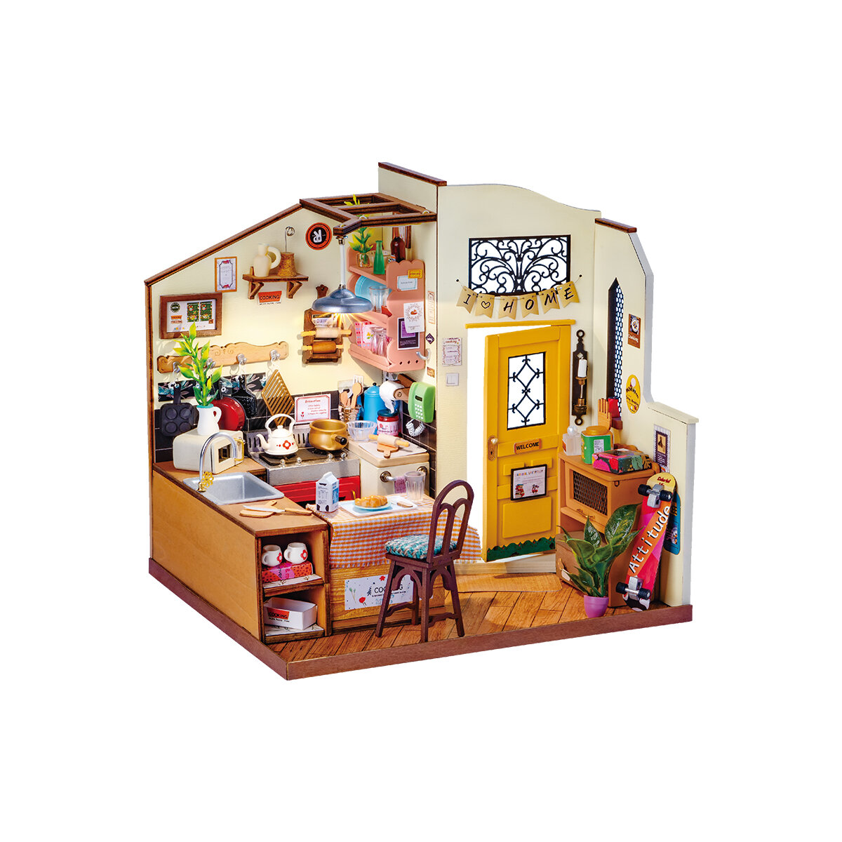 Miniatúrny domček - Útulná kuchyňa Rolife DG159