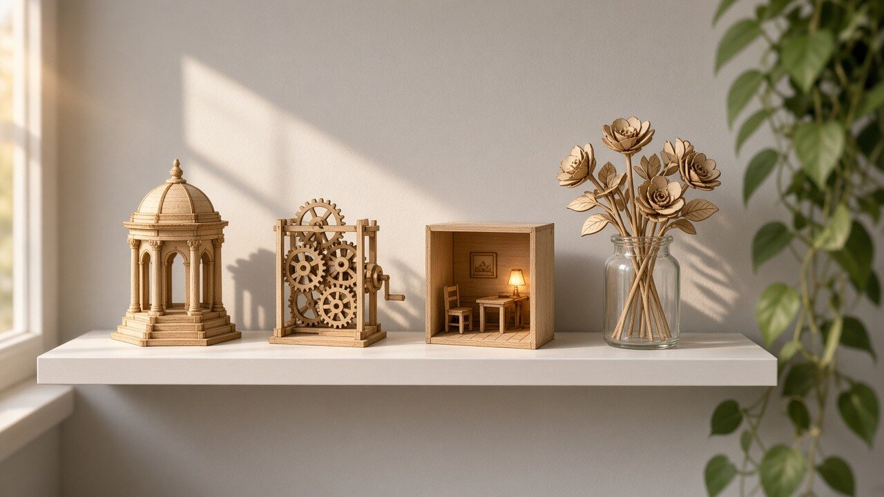 Typer av 3D-pussel i trä: vilket passar dig