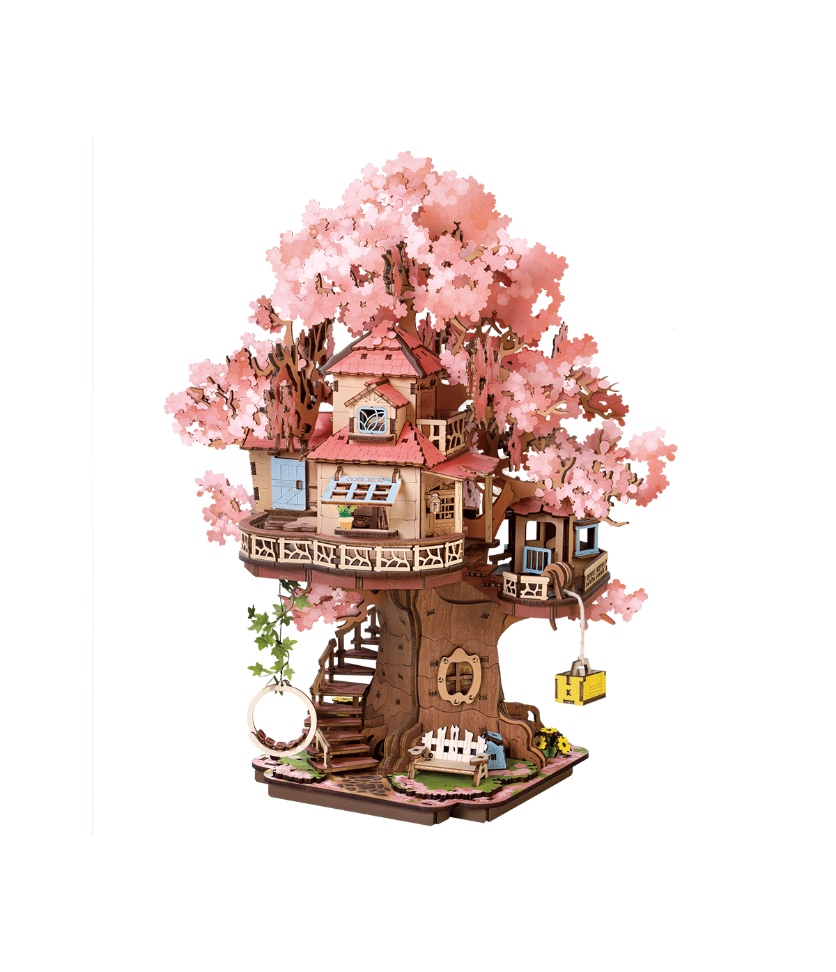 Drevené 3D puzzle - Domček na strome Sakura Rolife TGS04