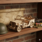 Wooden 3D puzzle - Army jeep Little Story E014